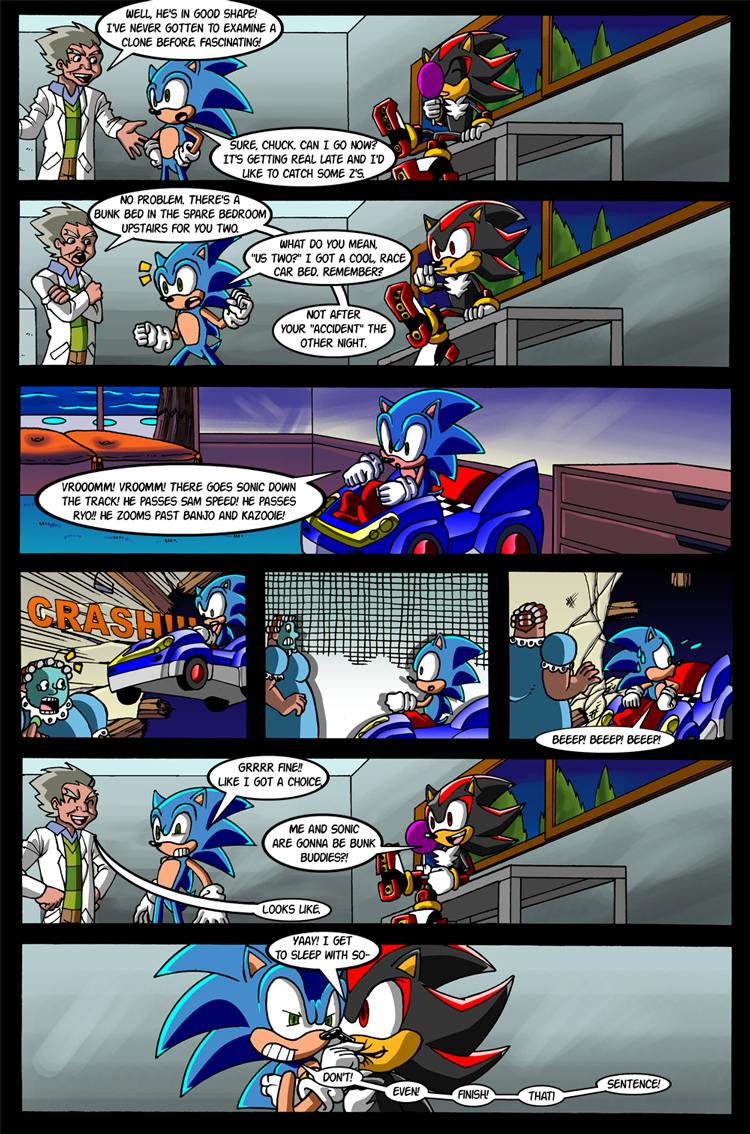 Sonic and Sega All-stars crashing