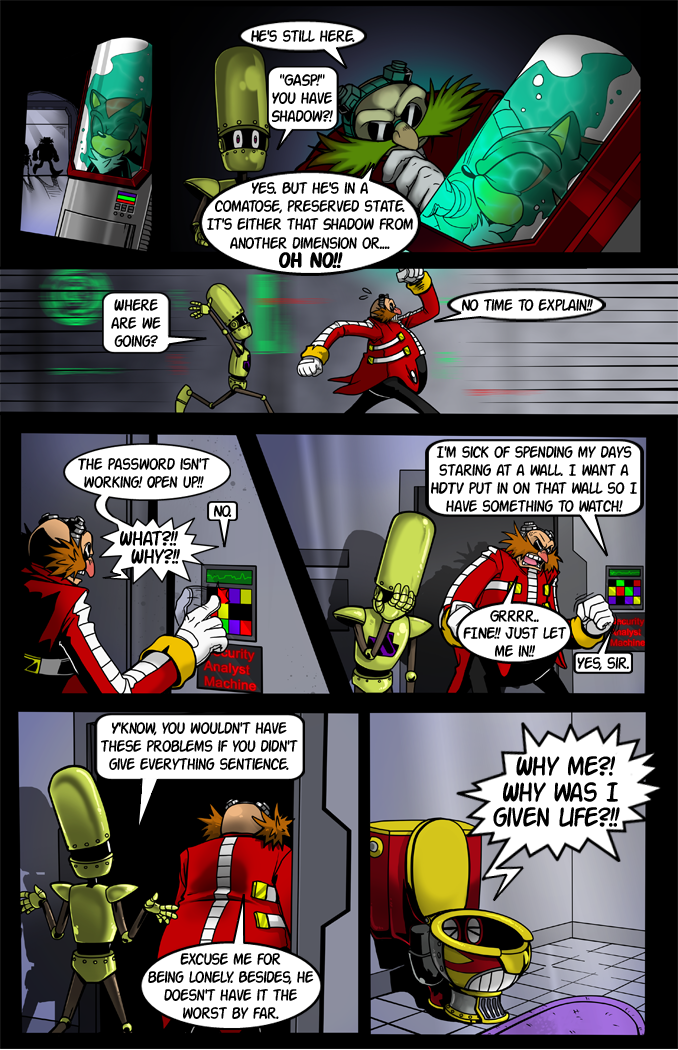 A very flushed expression